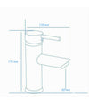 Rubinetto Bagno Moderno Nero Opaco Miscelatore Orientabile Lavabo Canna Bassa 87391