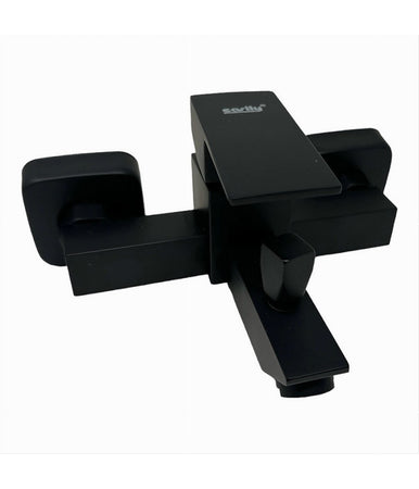 Rubinetto Bagno Ultra Moderno Miscelatore Orientabile Per Vasca Nero Opaco 87209