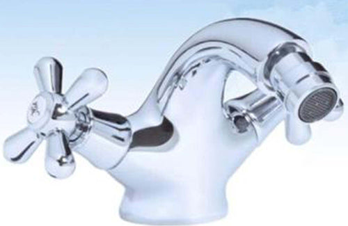 RUBINETTO BICOMANDO PER LAVABO D'APPOGGIO BIDET BAGNO CROCE VITE ACCIAIO CROMATO Fai da te/Attrezzature per cucine e bagni/Attrezzature per bagni/Rubinetti per lavandini bagno Trade Shop italia - Napoli, Commerciovirtuoso.it