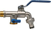 Rubinetto con presa supplementare adatto per giardini con finitura cromata Giardino e giardinaggio/Attrezzi da giardino e attrezzature per l'irrigazione/Attrezzature per l'irrigazione/Rubinetti La Zappa - Altamura, Commerciovirtuoso.it