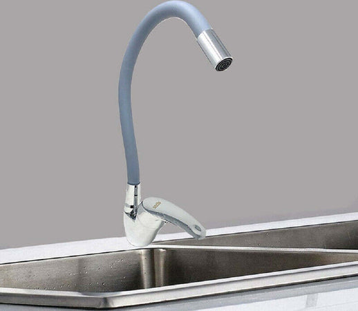 Rubinetto Cucina Canna Alta Silicone Miscelatore Lavello Orientabile 69369 Grigio Casa, arredamento e bricolage > Cucina > Rubinetti Cucina Trade Shop italia - Napoli, Commerciovirtuoso.it