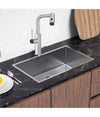Rubinetto Cucina Estraibile Erogatore Girevole 2 Getti Cromato Miscelatore 87255