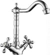 Rubinetto Cucina Lavabo Doppio Comando Monoforo Ottone Cromato Lucido Miscelatore Casa, arredamento e bricolage > Cucina > Rubinetti Cucina Trade Shop italia - Napoli, Commerciovirtuoso.it