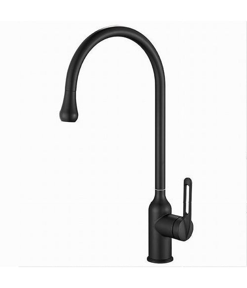 Rubinetto Cucina Miscelatore Lavello Canna Alta Monocomando Nero Satinato 87254