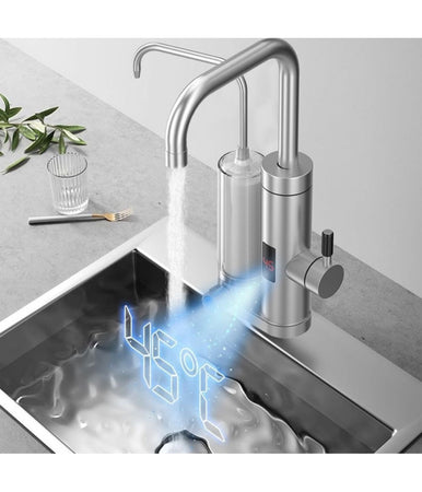 Rubinetto Depuratore Elettrico Istantaneo Caldaia Acqua Calda Con Display 3000 W