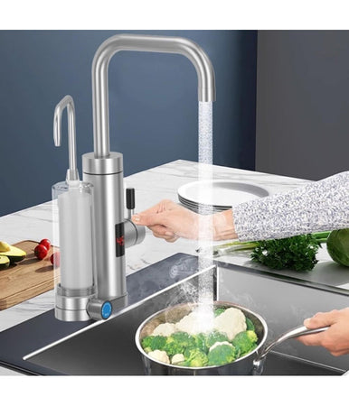 Rubinetto Depuratore Elettrico Istantaneo Caldaia Acqua Calda Con Display 3000 W