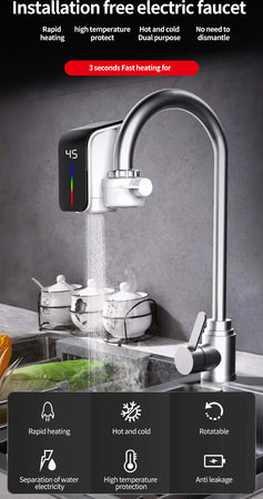 Rubinetto Elettrico Istantaneo Caldaia Acqua Calda Con Display Fo-j07 Casa, arredamento e bricolage > Cucina > Rubinetti Cucina Trade Shop italia - Napoli, Commerciovirtuoso.it