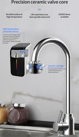 Rubinetto Elettrico Istantaneo Caldaia Acqua Calda Con Display Fo-j07 Casa, arredamento e bricolage > Cucina > Rubinetti Cucina Trade Shop italia - Napoli, Commerciovirtuoso.it
