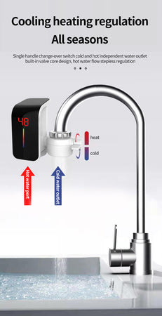 Rubinetto Elettrico Istantaneo Caldaia Acqua Calda Con Display Fo-j07 Casa, arredamento e bricolage > Cucina > Rubinetti Cucina Trade Shop italia - Napoli, Commerciovirtuoso.it