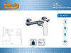Rubinetto Incasso Parete Per Vasca Tubo Flessibile Doccetta Miscelatore Cube87124 Fai da te/Attrezzature per cucine e bagni/Attrezzature per bagni/Rubinetti per lavandini bagno Trade Shop italia - Napoli, Commerciovirtuoso.it