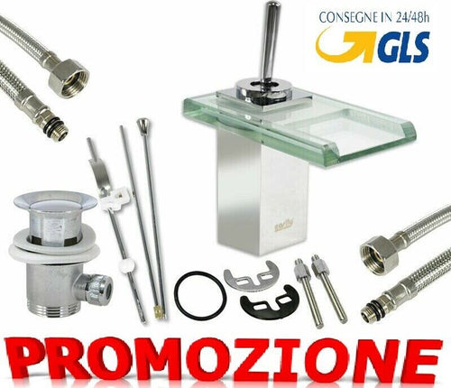 Rubinetto-lavabo-bagno-getto-a-cascata-miscelatore-moderno-ugello-in-vetro