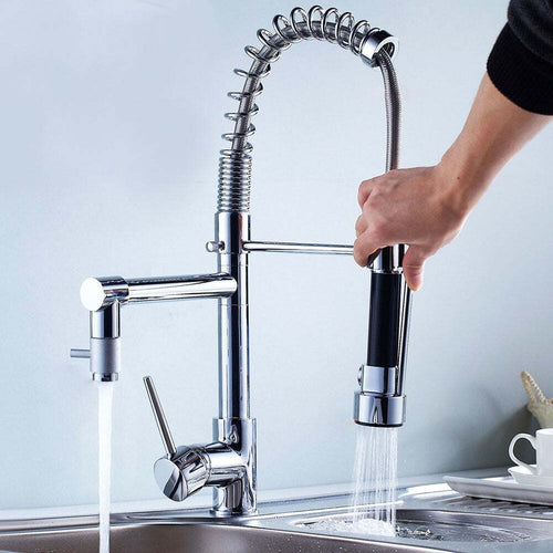 RUBINETTO LAVABO CUCINA CANNA ALTA DOPPIO MISCELATORE MONOCOMANDO ESTRAIBILE Fai da te/Attrezzature per cucine e bagni/Impianti per la cucina/Rubinetti da cucina/Rubinetti per lavelli da cucina Trade Shop italia - Napoli, Commerciovirtuoso.it