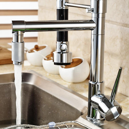 RUBINETTO LAVABO CUCINA CANNA ALTA DOPPIO MISCELATORE MONOCOMANDO ESTRAIBILE Fai da te/Attrezzature per cucine e bagni/Impianti per la cucina/Rubinetti da cucina/Rubinetti per lavelli da cucina Trade Shop italia - Napoli, Commerciovirtuoso.it