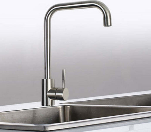 Rubinetto Lavello Cucina Canna Alta Quadrata Miscelatore Ottone Satinato 52813 Casa, arredamento e bricolage > Cucina > Rubinetti Cucina Trade Shop italia - Napoli, Commerciovirtuoso.it