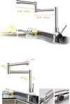 RUBINETTO LAVELLO CUCINA PIEGHEVOLE MONOCOMANDO CON BRACCIO ESTENSIBILE Fai da te/Attrezzature per cucine e bagni/Impianti per la cucina/Rubinetti da cucina/Rubinetti per lavelli da cucina Trade Shop italia - Napoli, Commerciovirtuoso.it