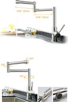 Rubinetto-Lavello-Cucina-Pieghevole-Monocomando-Con-Braccio-Estensibile