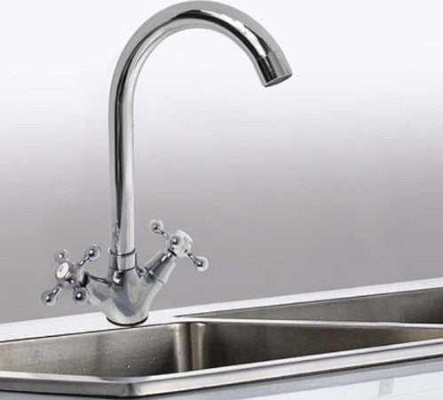 Rubinetto Lavello Da Cucina Canna Alta Miscelatore Doppio Comando Cromato 52346 Casa, arredamento e bricolage > Cucina > Rubinetti Cucina Trade Shop italia - Napoli, Commerciovirtuoso.it