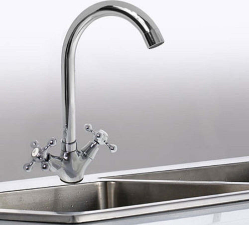 Rubinetto Lavello Da Cucina Canna Alta Miscelatore Doppio Comando Cromato 52346 Casa, arredamento e bricolage > Cucina > Rubinetti Cucina Trade Shop italia - Napoli, Commerciovirtuoso.it