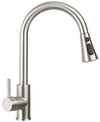 Rubinetto miscelatore acciaio inox con doccetta estraibile