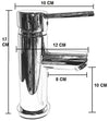 Rubinetto Miscelatore bagno Con Maniglia A Stick, Serie Pesante