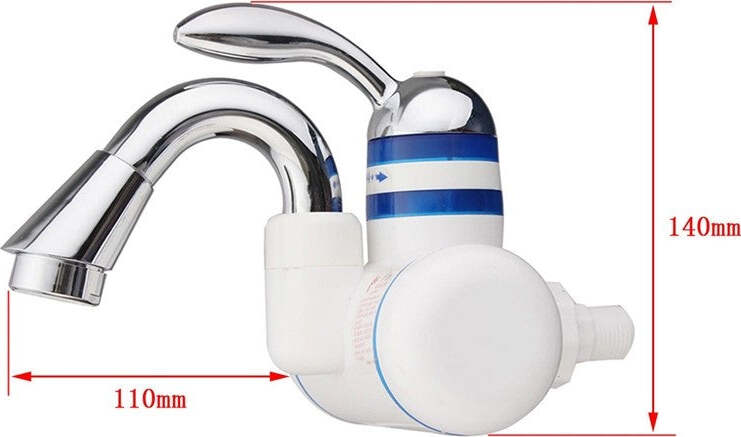 RUBINETTO MISCELATORE CALDAIA ELETTRICO ACQUA CALDA CANNA CORTA PER CUCINA BAGNO Fai da te/Attrezzature per cucine e bagni/Attrezzature per bagni/Rubinetti per lavandini bagno Trade Shop italia - Napoli, Commerciovirtuoso.it
