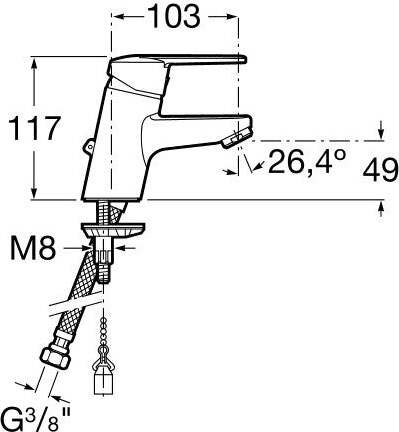 RUBINETTO MISCELATORE CROMATO CASA BAGNO LAVABO COMPLETO DI KIT MONTAGGIO 1021-2 Fai da te/Attrezzature per cucine e bagni/Attrezzature per bagni/Rubinetti per lavandini bagno Trade Shop italia - Napoli, Commerciovirtuoso.it