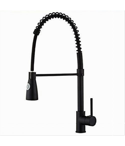Rubinetto Miscelatore Cucina Con Doccetta A Molla Lavello Isola Canna Alta 87465