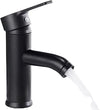 Rubinetto miscelatore da bagno lavabo nero opaco