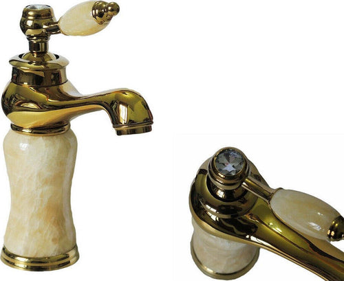 Rubinetto Miscelatore Effetto Marmo Monocomando Bagno Casa Oro 61073 Arte Povera Rubinetti Bagno Trade Shop italia - Napoli, Commerciovirtuoso.it
