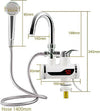 Rubinetto Miscelatore Elettrico Attacco Sotto O A Parete Da Lavello Lavandino Con Mini Caldaia Acqua Calda E Doccetta Fai da te/Attrezzature per cucine e bagni/Attrezzature per bagni/Rubinetti per docce e vasche da bagno e parti/Rubinetti per doccia TradeKard - Acerra, Commerciovirtuoso.it