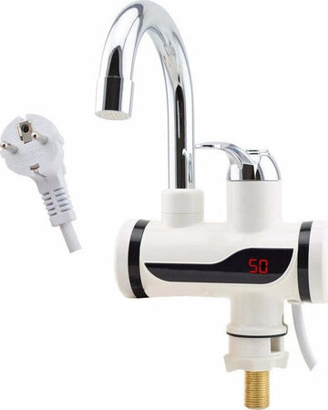 RUBINETTO MISCELATORE ELETTRICO CALDAIA ACQUA CALDA CON SPINA CUCINA BAGNO 3000W Fai da te/Attrezzature per cucine e bagni/Impianti per la cucina/Rubinetti da cucina/Rubinetti per lavelli da cucina Trade Shop italia - Napoli, Commerciovirtuoso.it