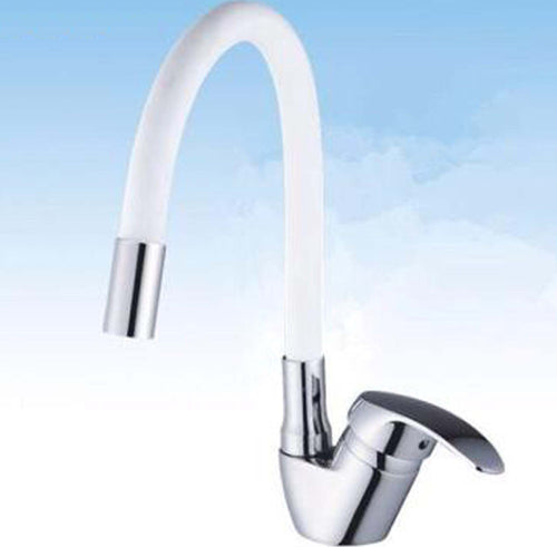 RUBINETTO MISCELATORE GIREVOLE PER LAVANDINO LAVELLO CUCINA COLORE CANNA BIANCO Fai da te/Attrezzature per cucine e bagni/Impianti per la cucina/Rubinetti da cucina/Rubinetti per lavelli da cucina Trade Shop italia - Napoli, Commerciovirtuoso.it