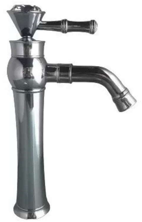 Rubinetto miscelatore joystick per bagno o cucina, vintage con cristalli