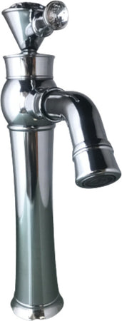Rubinetto miscelatore joystick per bagno o cucina, vintage con cristalli