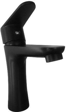 Rubinetto miscelatore lavabo bagno nero opaco