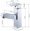 Rubinetto miscelatore lavabo con doccia estraibile
