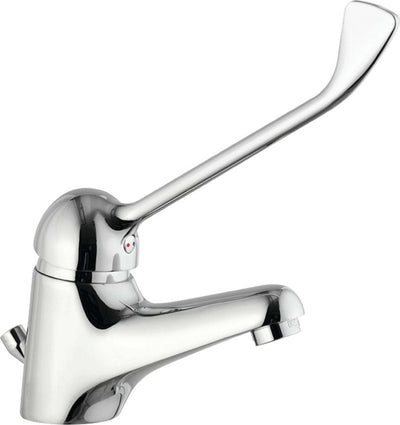 RUBINETTO MISCELATORE LAVANDINO COMANDO A GOMITO LEVA LUNGA CLINICA RISTORANTE Fai da te/Attrezzature per cucine e bagni/Attrezzature per bagni/Rubinetti per lavandini bagno Trade Shop italia - Napoli, Commerciovirtuoso.it