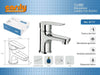 Rubinetto Miscelatore Monocomando Cromato Per Lavabo Lavandino Moderno Cube87117 Fai da te/Attrezzature per cucine e bagni/Attrezzature per bagni/Rubinetti per lavandini bagno Trade Shop italia - Napoli, Commerciovirtuoso.it
