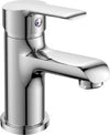 Rubinetto-Miscelatore-Monocomando-Cromato-Per-Lavabo-Lavandino-Moderno-Roll87105