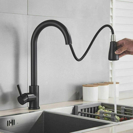 Rubinetto Miscelatore Monocomando Cucina Con Doccetta Estraibile Nero 79571 Casa, arredamento e bricolage > Cucina > Rubinetti Cucina Trade Shop italia - Napoli, Commerciovirtuoso.it