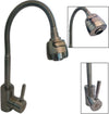 Rubinetto-Miscelatore-Monocomando-Cucina-Lavello-Lavabo-Con-Doccetta-Satinato