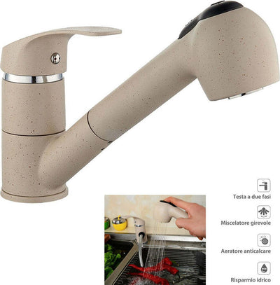 Rubinetto-Miscelatore-Monocomando-Lavello-Avena-Doccetta-Estraibile-52992