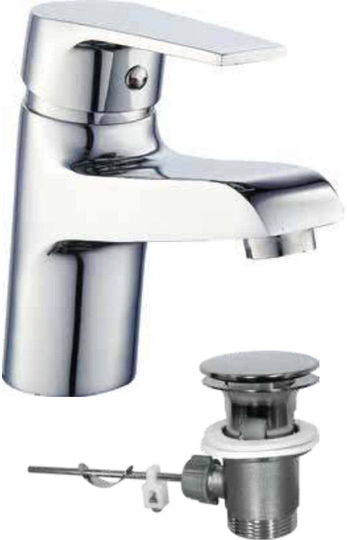 Rubinetto miscelatore per bagno lavabo