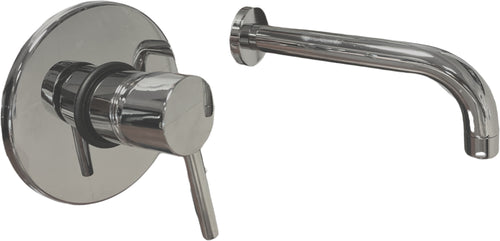 Rubinetto miscelatore Per Lavabo A Parete Con Maniglia A Stick