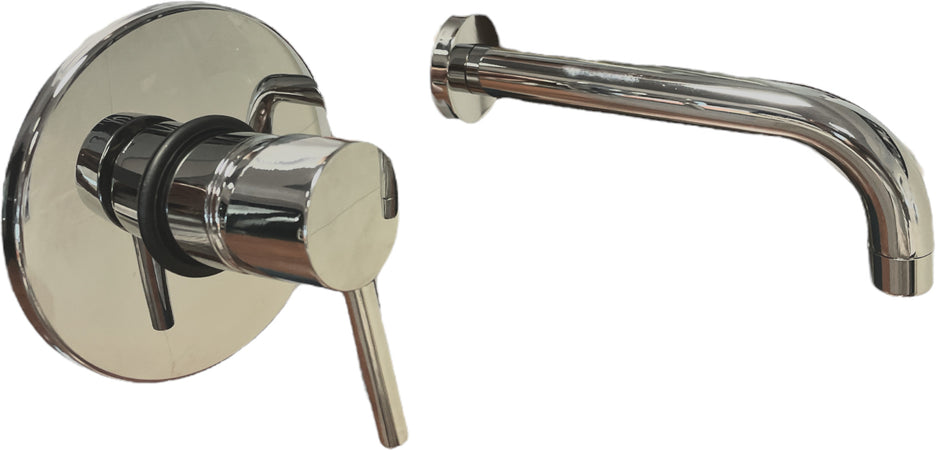 Rubinetto miscelatore Per Lavabo A Parete Con Maniglia A Stick