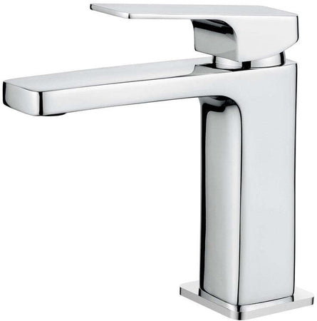 Rubinetto miscelatore per lavabo squadrato moderno