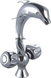 Rubinetto Miscelatore Per Lavandino A Forma Di Delfino Comando A Vite Moderno Fai da te/Attrezzature per cucine e bagni/Attrezzature per bagni/Rubinetti per lavandini bagno Trade Shop italia - Napoli, Commerciovirtuoso.it
