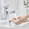 Rubinetto-Miscelatore-Per-Lavandino-Lavabo-Cromato-Con-Doccetta-Estraibile