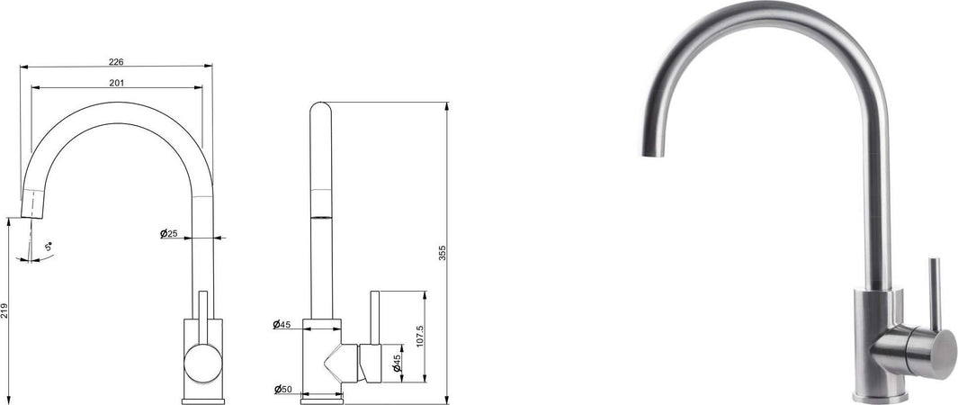 Rubinetto-Miscelatore-per-lavello-con-canna-tonda-girevole-in-acciaio-inox-Tubico-Kitchen-River