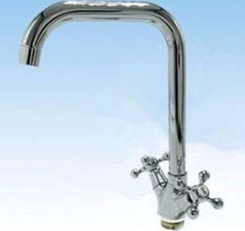 RUBINETTO MISCELATORE PER LAVELLO CUCINA A CANNA ALTA BICOMANDO A CROCE A VITE Fai da te/Attrezzature per cucine e bagni/Impianti per la cucina/Rubinetti da cucina/Rubinetti per lavelli da cucina Trade Shop italia - Napoli, Commerciovirtuoso.it